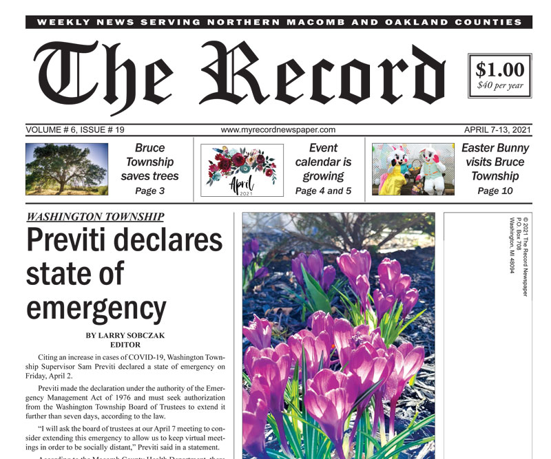 April 7-13, 2021 – The Record